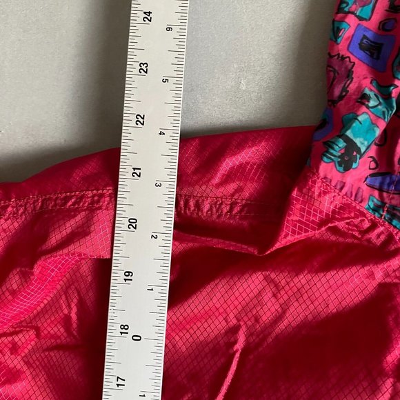 Columbia Jacket Girls‎ 14 16 Windbreaker Hooded Lined 90s Youth - Picture 10 of 10